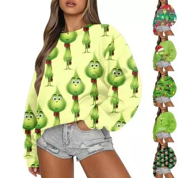 Женские осенне-зимние топы, женская толстовка с длинными рукавами, повседневные флисовые топы с круглым вырезом, свободный крой, половер L