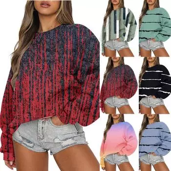 Женские осенне-зимние топы, женская толстовка с длинными рукавами, повседневные флисовые топы с круглым вырезом, свободный крой, половер S