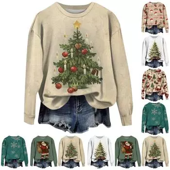 Женские осенне-зимние топы, женская толстовка с длинными рукавами, повседневные флисовые топы с круглым вырезом, свободный крой, половер M