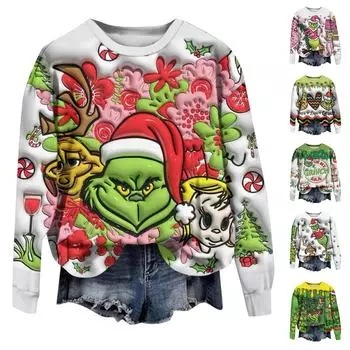 Женские осенне-зимние топы, женская толстовка с длинными рукавами, повседневные флисовые топы с круглым вырезом, свободный крой, половер S