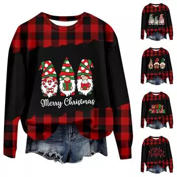 Женские осенне-зимние топы, женская толстовка с длинными рукавами, повседневные флисовые топы с круглым вырезом, свободный крой, половер L чёрный