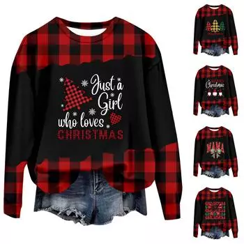 Женские осенне-зимние топы, женская толстовка с длинными рукавами, повседневные флисовые топы с круглым вырезом, свободный крой, половер S чёрный