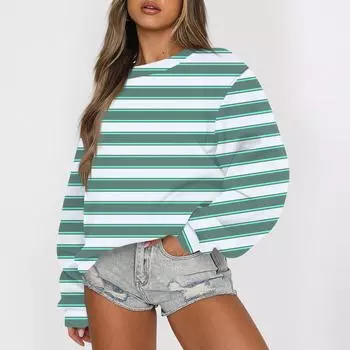 Женские осенне-зимние топы, женская толстовка с длинными рукавами, повседневные флисовые топы с круглым вырезом, свободный крой, половер M