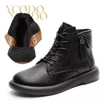 Женские осенне-зимние удобные ботильоны из натуральной кожи 41