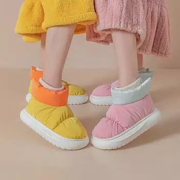 Женские осенне-зимние утолщенные свободные простые теплые зимние ботинки, нескользящие, для холодной погоды, женские плоские спортивные туфли 41