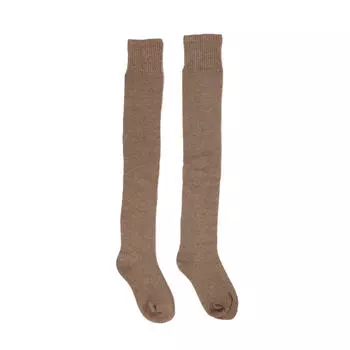 Женские осенние гольфы выше колена, зимние модные толстые очень длинные чулки, гетры One Size хаки