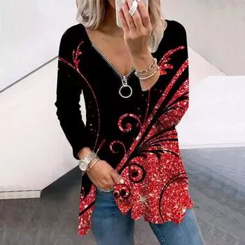 Женские осенние креативные вязаные крючком футболки с длинным рукавом, свободные футболки с V-образным вырезом больших размеров, удобные блузки XS фиолетовый