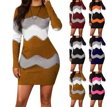 Женские осенние облегающие платья макси с длинным рукавом, сексуальное облегающее коктейльное платье с рюшами на шее, трикотажное платье L чёрный