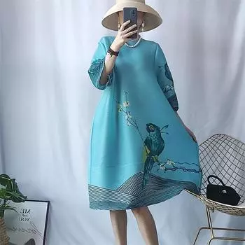 Женские осенние сексуальные мини-платья с длинным рукавом, женские повседневные короткие летние платья с v-образным вырезом и цветочным принтом, 2022, женское платье M зелёный