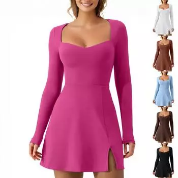 Женские осенние свитера с длинным рукавом, топы, свитшоты с круглым вырезом, повседневные платья в стиле пэчворк L чёрный