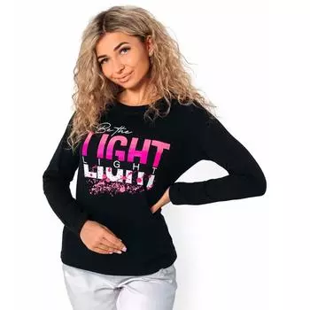 Женские осенние топы с трехцветным принтом алфавита, повседневная футболка с длинным рукавом, топ, блузка XS белый