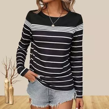 Женские осенние топы, свободная футболка с принтом кота, повседневная футболка с длинным рукавом, верхняя блузка XS белый