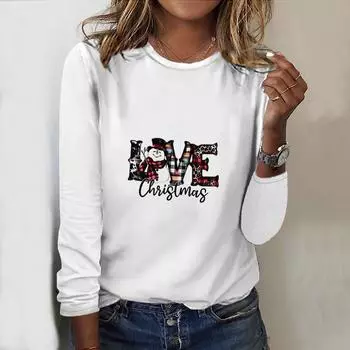 Женские осенние топы, свободная футболка с принтом кота, повседневная футболка с длинным рукавом, верхняя блузка XS красный