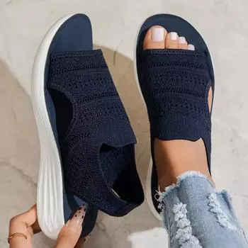 Женские открытые спортивные сандалии Дышащие беговые сандалии 36 серый