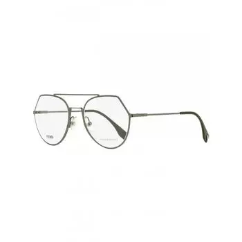 Женские овальные очки Fendi FF0329 KJ1, темно-рутениевые, 53 мм