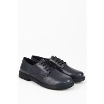 Женские оксфорды из натуральной кожи на шнуровке