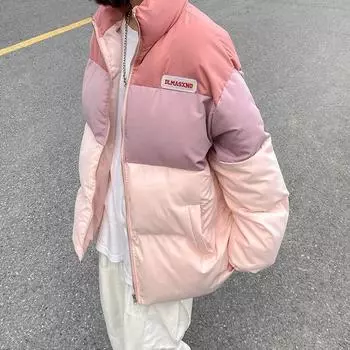 Женские парки, хлопковое пальто, женская зимняя куртка-стойка на молнии, женская утолщенная плюшевая теплая куртка, топ M