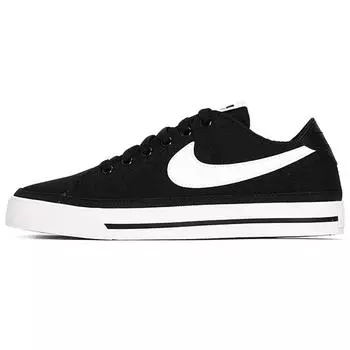 Женские парусиновые кроссовки Nike Court Legacy Черно-белые 36.5