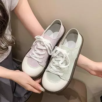 Женские парусиновые туфли на плоской подошве, летняя новая мода, дышащая парусиновая женская нескользящая белая мягкая повседневная спортивная обувь Zapatos De Mujer 40