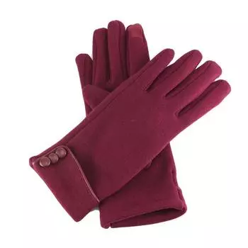 Женские перчатки для сенсорного экрана, зимние теплые термостойкие перчатки с толстой подкладкой и текстовыми сообщениями, ветрозащитные перчатки для вождения для женщин One Size красный