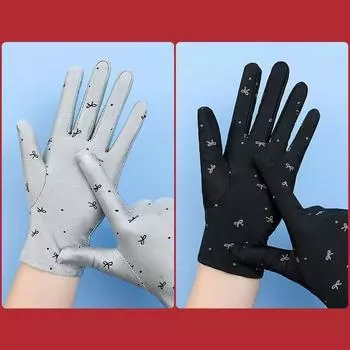 Женские перчатки-митенки для вождения, солнцезащитные перчатки, женские летние дышащие эластичные перчатки для защиты от солнца для леди, девушки
