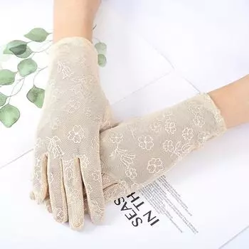 Женские перчатки с закрытыми пальцами, весна-лето, женские перчатки для вождения, нарядные перчатки, солнцезащитные перчатки с защитой от ультрафиолета розовый