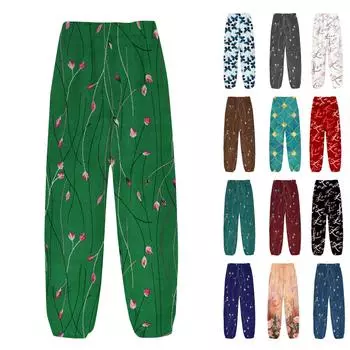 Женские пижамные штаны Мягкие удобные пижамные штаны Женские повседневные домашние штаны Зимние XXXL зелёный