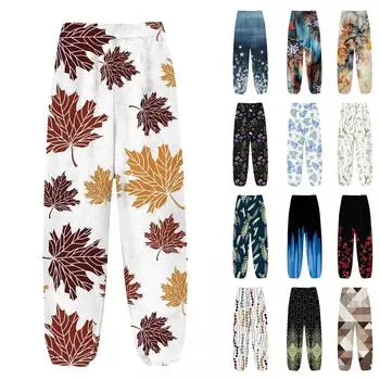 Женские пижамные штаны Мягкие удобные пижамные штаны Женские повседневные домашние штаны Зимние L бежевый