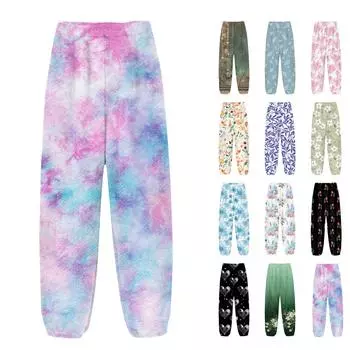 Женские пижамные штаны Мягкие удобные пижамные штаны Женские повседневные домашние штаны Зимние L армия зеленый