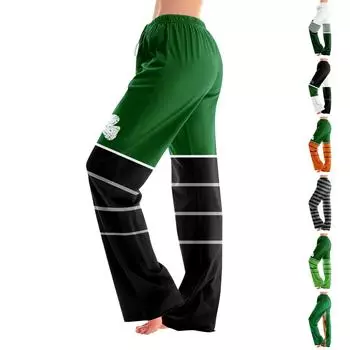 Женские пижамные штаны, одежда для сна, повседневные брюки с эластичной резинкой на талии, удобные прямые свободные брюки для йоги XXL