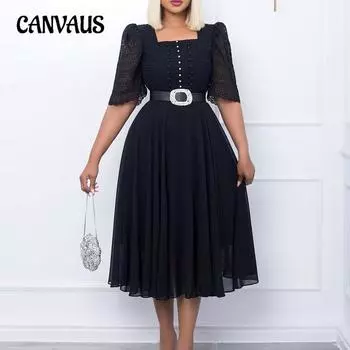 Женские платья больших размеров с поясом, модное шифоновое платье знаменитости с бисером, вечернее платье, вечернее платье S белый