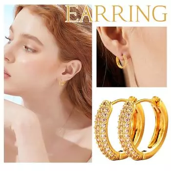 Женские плетеные серьги с золотыми кругами и винтажные серьги One Size золотистый