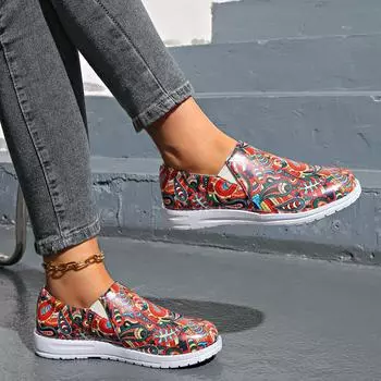 Женские плоские кроссовки, новые трендовые повседневные плоские дизайнерские туфли для женщин, легкие уличные кроссовки с круглым носком для женщин, Zapatos De Mujer 36