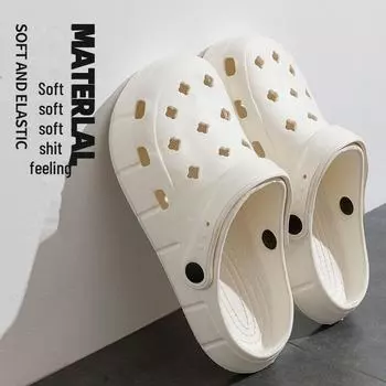 Женские пляжные сандалии с толстой подошвой и нескользящим тиснением 36-37