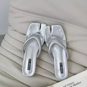 Женские пляжные шлепанцы на танкетке, пляжные сандалии на открытом воздухе, шлепанцы с толстой подошвой, уличные шлепанцы, летняя обувь 35 чёрный