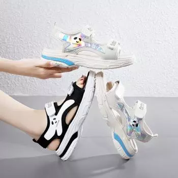 Женские походные сандалии с открытым носком для ходьбы на открытом воздухе, сандалии для водных прогулок, спортивные сандалии с регулируемым ремешком, удобные сандалии с поддержкой свода стопы, женские сандалии на платформе 34