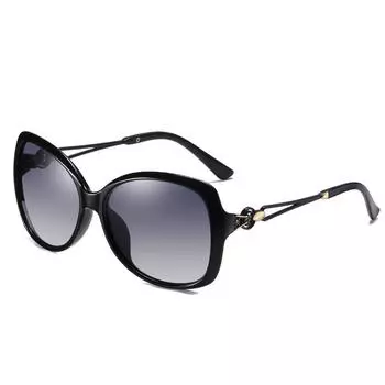 Женские поляризационные, меняющие цвет очки, модные солнцезащитные очки с шипами, женские солнцезащитные очки в большой оправе