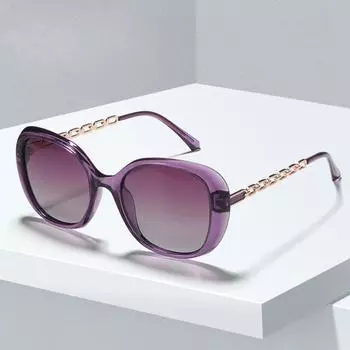 Женские поляризованные солнцезащитные очки Ins Style Ultraviolet Uv400 Protection Женские уличные солнцезащитные очки для вождения Украшения Очки