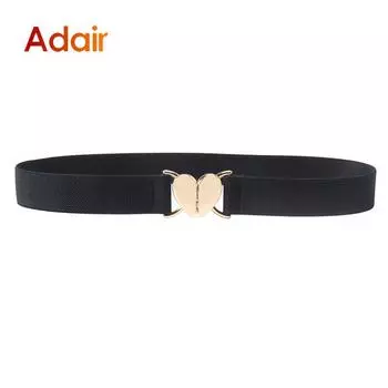 Женские поясные ремни, эластичный пояс для женщин, сердечко любви, высокое качество, эластичный модный однотонный корсет, платье с ремешком, DT042 70cm белый