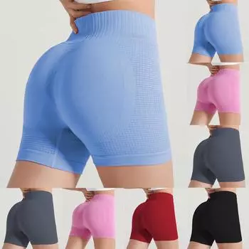 Женские повседневные бесшовные брюки для фитнеса с подтяжкой бедер, облегающие и с высокой талией, штаны для йоги Seach Hip M