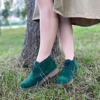 Женские повседневные ботинки из натуральной кожи