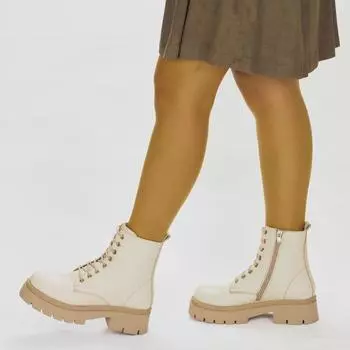 Женские повседневные ботинки из натуральной кожи