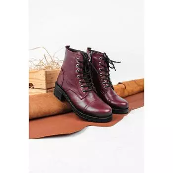 Женские повседневные ботинки из натуральной кожи 36 чёрный