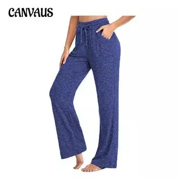 Женские повседневные брюки для весны и осени, брюки для йоги, быстросохнущие брюки, широкие брюки S красный