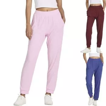 Женские повседневные брюки L чёрный