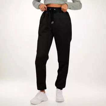 Женские повседневные брюки однотонные свободные эластичные ремни с карманами спортивные спортивные штаны L