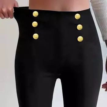 Женские повседневные брюки прямого покроя с высокой талией кофейного цвета, роскошные брюки-шаровары на весну и осень XXXL