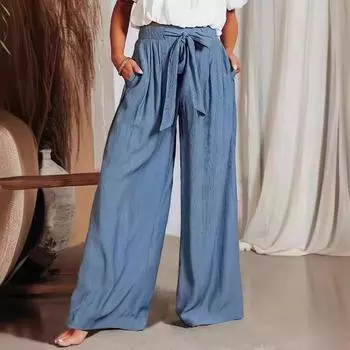 Женские повседневные брюки S королевский синий