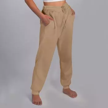 Женские повседневные брюки с высокой талией, поясом, спортивными брюками и карманами XXXL