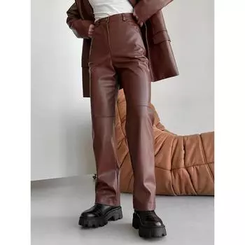 Женские повседневные длинные брюки в стиле «темперамент» на осень и зиму S вино красного